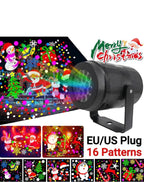 SantaSky Magical Snowfall Projector with 16 Christmas scenes